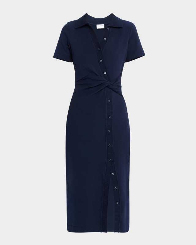 Ellicot Short-Sleeve Midi Dress
